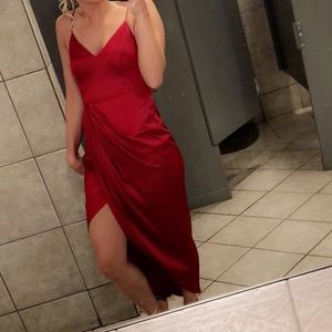 Red dress
